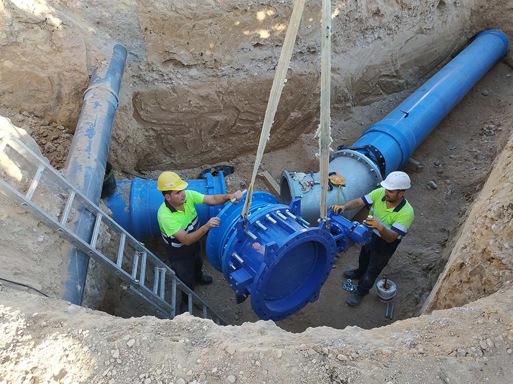 Estación de bombeo del proyecto de modernización de la zona regable de la comunidad de regantes del trasvase Tajo-Segura de Librilla Sector 2.